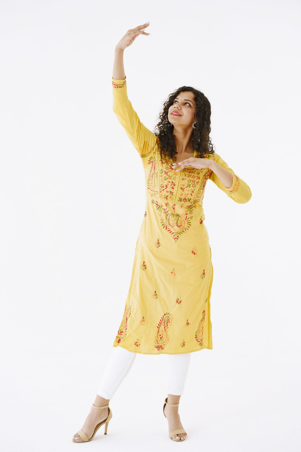 Cotton Kurta Yellow