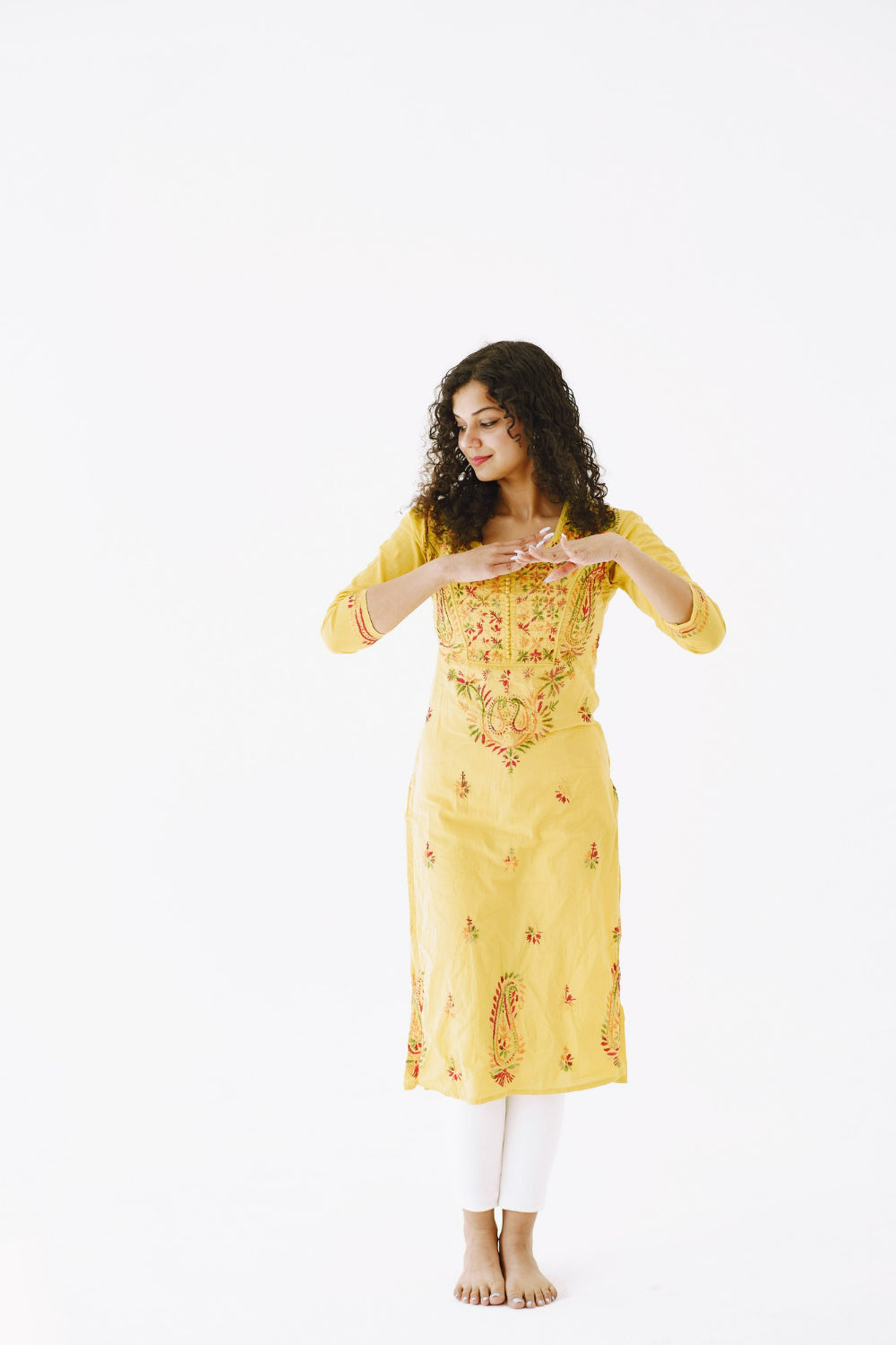 Cotton Kurta Yellow