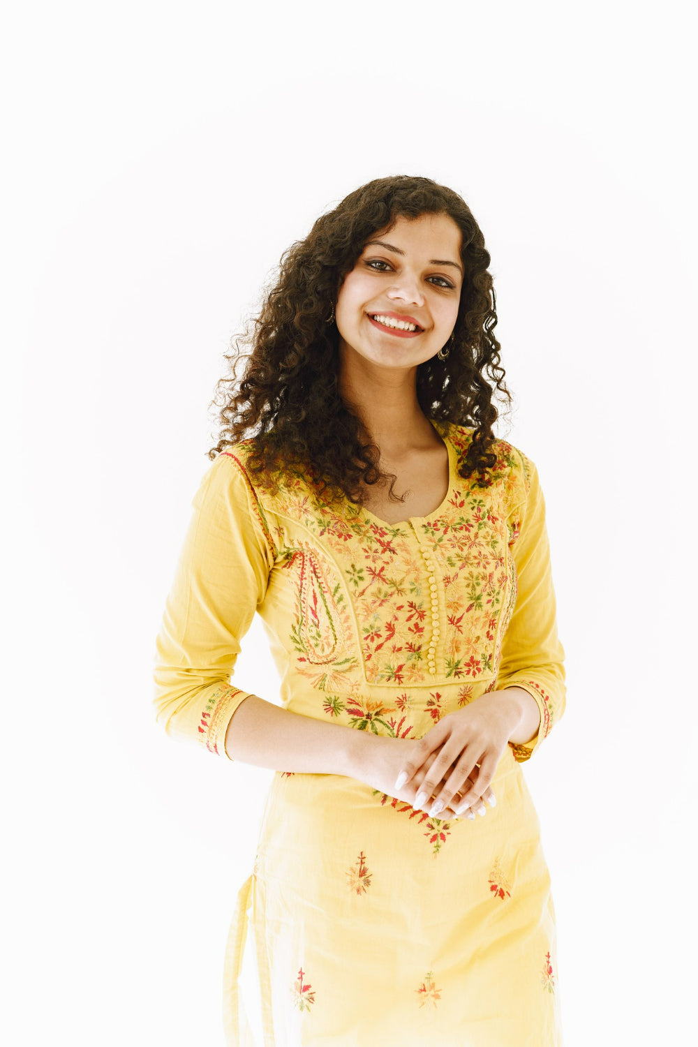 Cotton Kurta Yellow